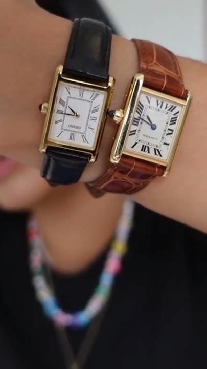 cartier tank dupe seiko|are seiko tank watches good.